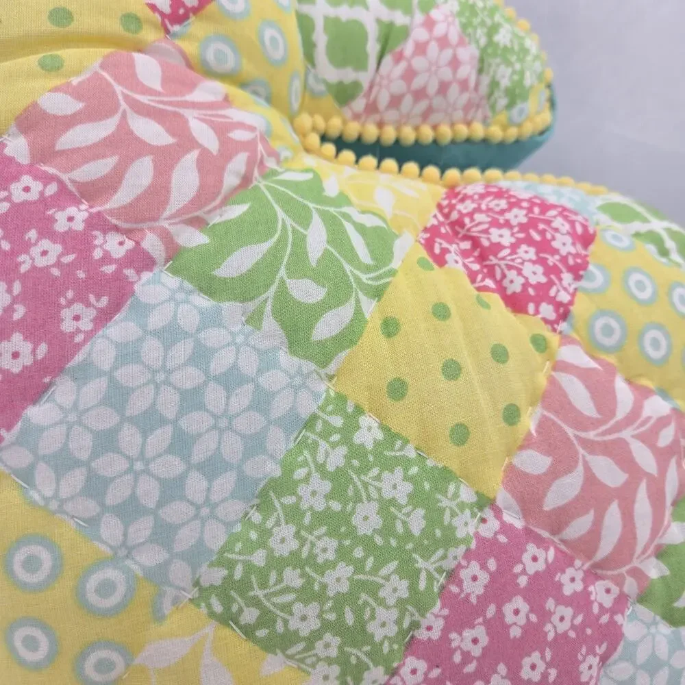 Cupcakes And Cashmere Spring Quilted Design Pillow 12x15